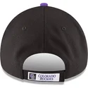 petten-gebogen-zwart-verstelbaar-9forty-the-league-van-colorado-rockies-mlb-van-new-era