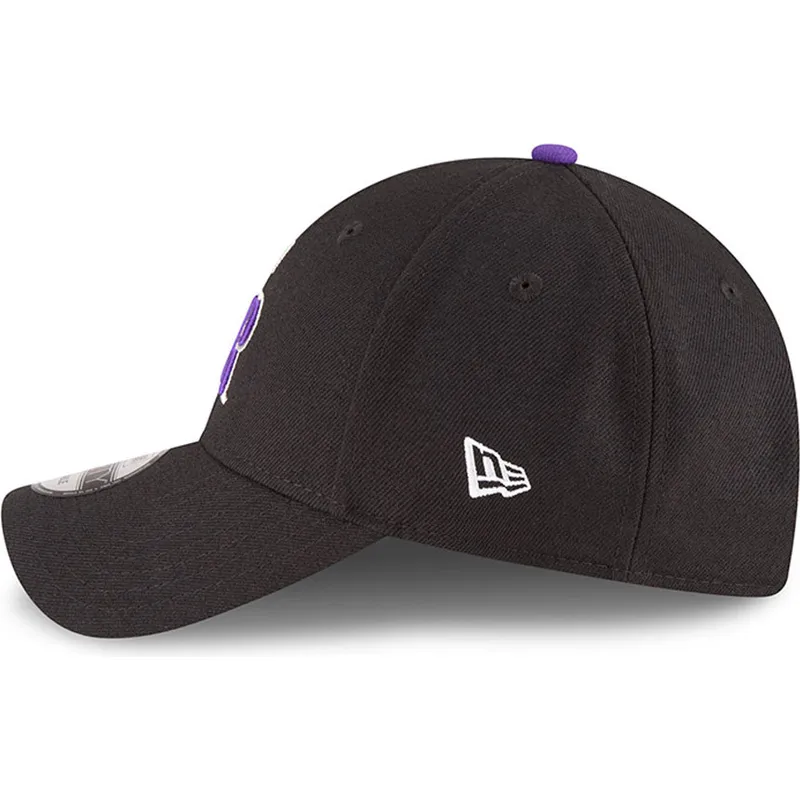 petten-gebogen-zwart-verstelbaar-9forty-the-league-van-colorado-rockies-mlb-van-new-era