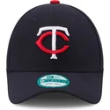 petten-gebogen-marineblauw-verstelbaar-9forty-the-league-van-minnesota-twins-mlb-van-new-era