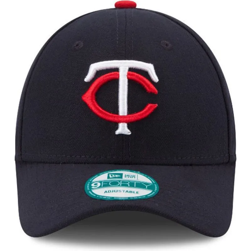 petten-gebogen-marineblauw-verstelbaar-9forty-the-league-van-minnesota-twins-mlb-van-new-era