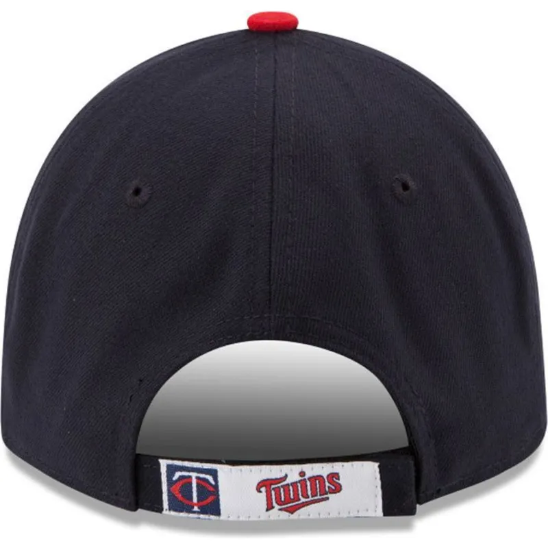 petten-gebogen-marineblauw-verstelbaar-9forty-the-league-van-minnesota-twins-mlb-van-new-era