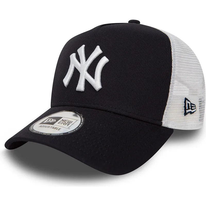 petten-gebogen-marineblauw-snapback-clean-a-frame-2-van-new-york-yankees-mlb-van-new-era petten-gebogen-marineblauw-snapback-clean-a-frame-2-van-new-york-yankees-mlb-van-new-era
