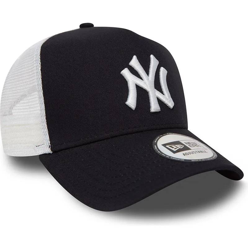 petten-gebogen-marineblauw-snapback-clean-a-frame-2-van-new-york-yankees-mlb-van-new-era petten-gebogen-marineblauw-snapback-clean-a-frame-2-van-new-york-yankees-mlb-van-new-era