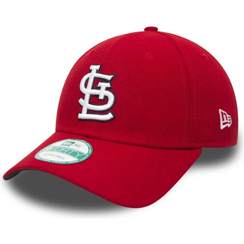 petten-gebogen-rood-verstelbaar-9forty-the-league-van-st-louis-cardinals-mlb-van-new-era