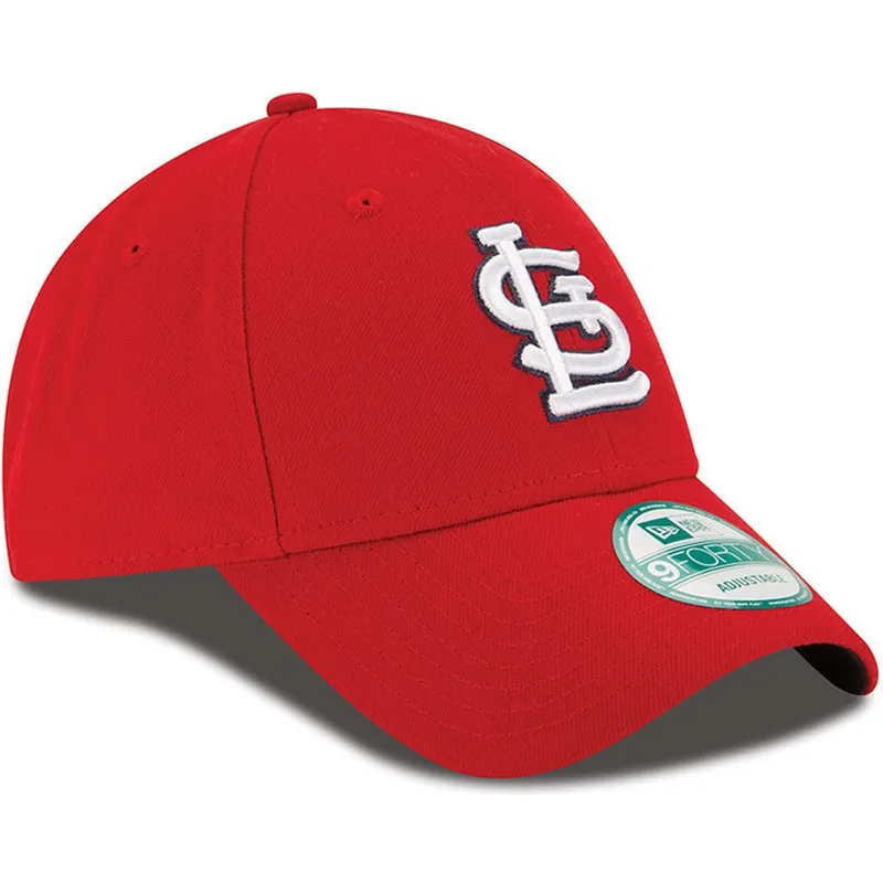 petten-gebogen-rood-verstelbaar-9forty-the-league-van-st-louis-cardinals-mlb-van-new-era