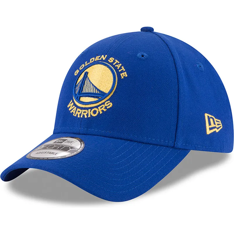 petten-gebogen-blauw-verstelbaar-9forty-the-league-van-golden-state-warriors-nba-van-new-era