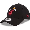 petten-gebogen-zwart-verstelbaar-9forty-the-league-van-miami-heat-nba-van-new-era