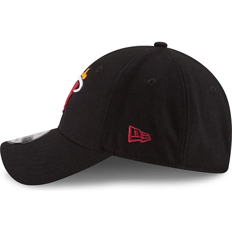 petten-gebogen-zwart-verstelbaar-9forty-the-league-van-miami-heat-nba-van-new-era
