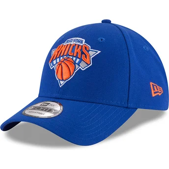 Petten gebogen blauw verstelbaar 9FORTY The League van New York Knicks NBA van New Era