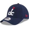 petten-gebogen-marineblauw-verstelbaar-9forty-the-league-van-washington-wizards-nba-van-new-era