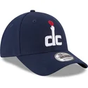 petten-gebogen-marineblauw-verstelbaar-9forty-the-league-van-washington-wizards-nba-van-new-era