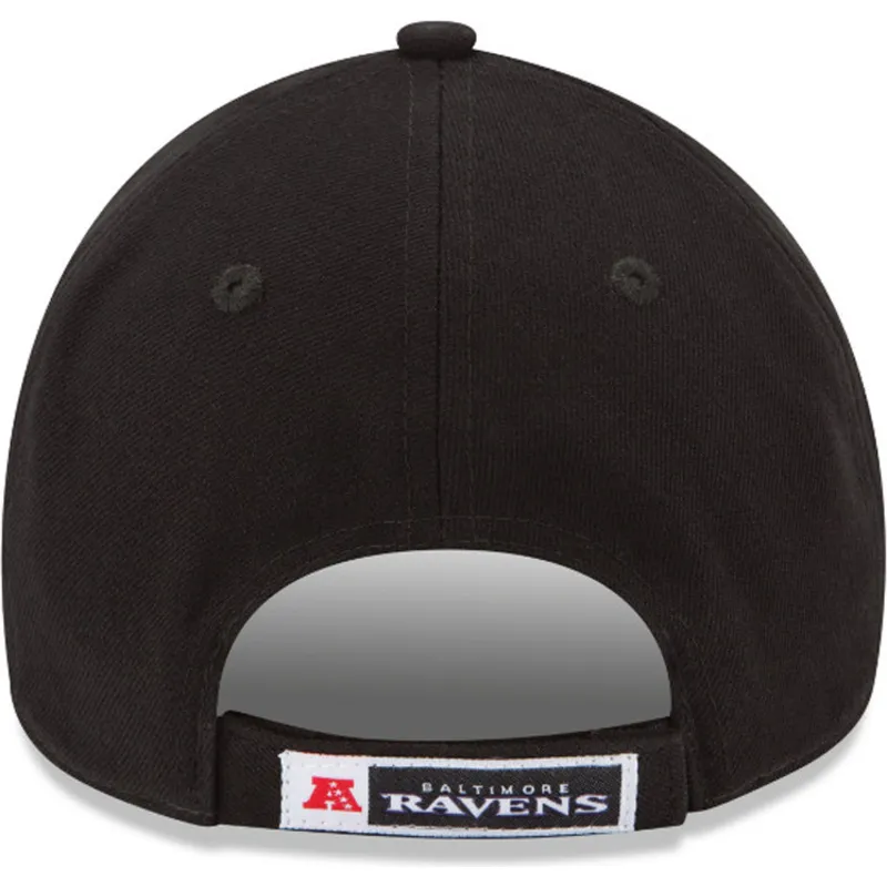 petten-gebogen-zwart-verstelbaar-9forty-the-league-van-baltimore-ravens-nfl-van-new-era