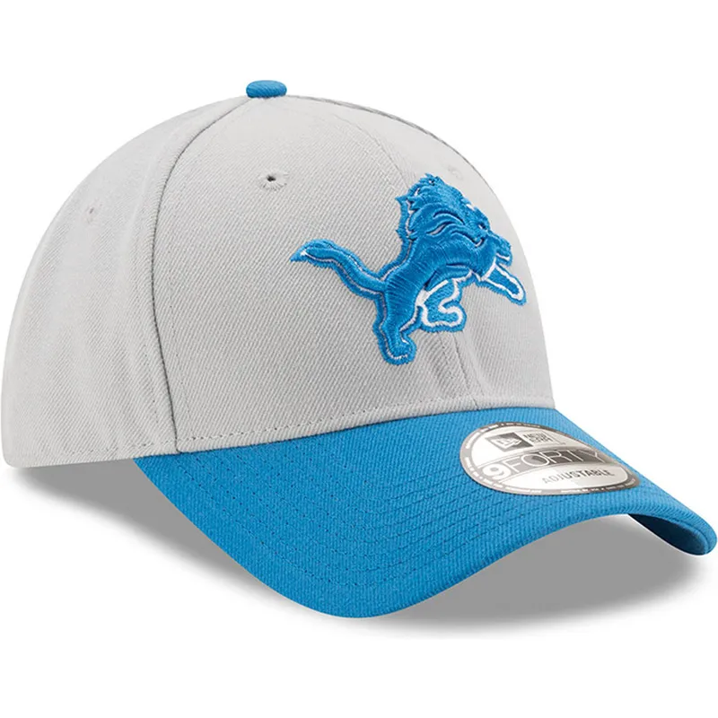 petten-gebogen-grijs-verstelbaar-9forty-the-league-van-detroit-lions-nfl-van-new-era