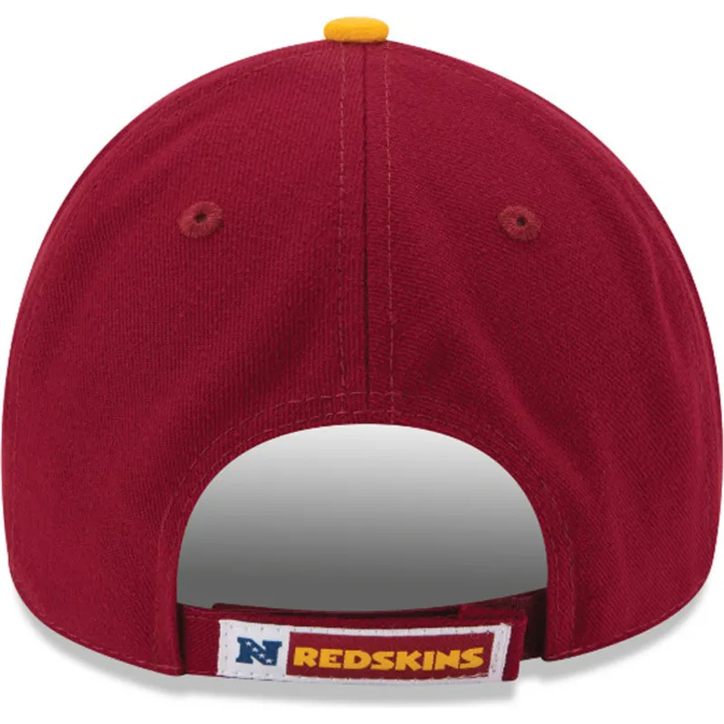 petten-gebogen-rood-verstelbaar-9forty-the-league-van-washington-commanders-nfl-van-new-era