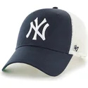 petten-gebogen-marineblauw-snapback-voor-kinderen-van-new-york-yankees-mlb-van-47-brand