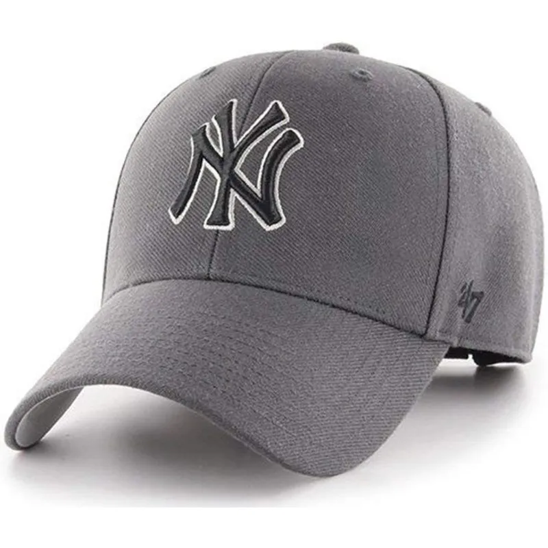 petten-gebogen-grijs-verstelbaar-van-new-york-yankees-mlb-van-47-brand petten-gebogen-grijs-verstelbaar-van-new-york-yankees-mlb-van-47-brand