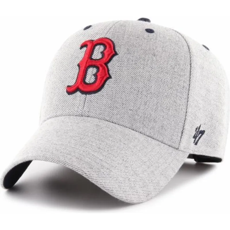 petten-gebogen-grijs-verstelbaar-van-boston-red-sox-mlb-van-47-brand