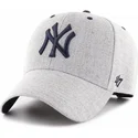 petten-gebogen-grijs-verstelbaar-van-new-york-yankees-mlb-van-47-brand