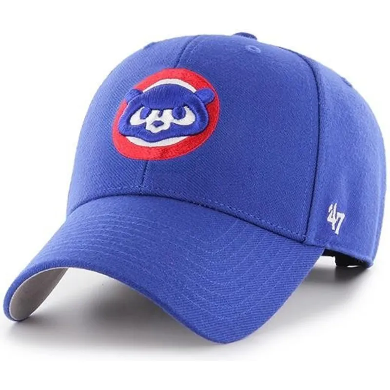 petten-gebogen-blauw-verstelbaar-clasico-van-chicago-cubs-mlb-van-47-brand