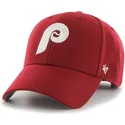 petten-gebogen-rood-verstelbaar-clasico-van-philadelphia-phillies-mlb-van-47-brand