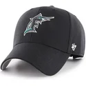 petten-gebogen-zwart-verstelbaar-clasico-van-miami-marlins-mlb-van-47-brand