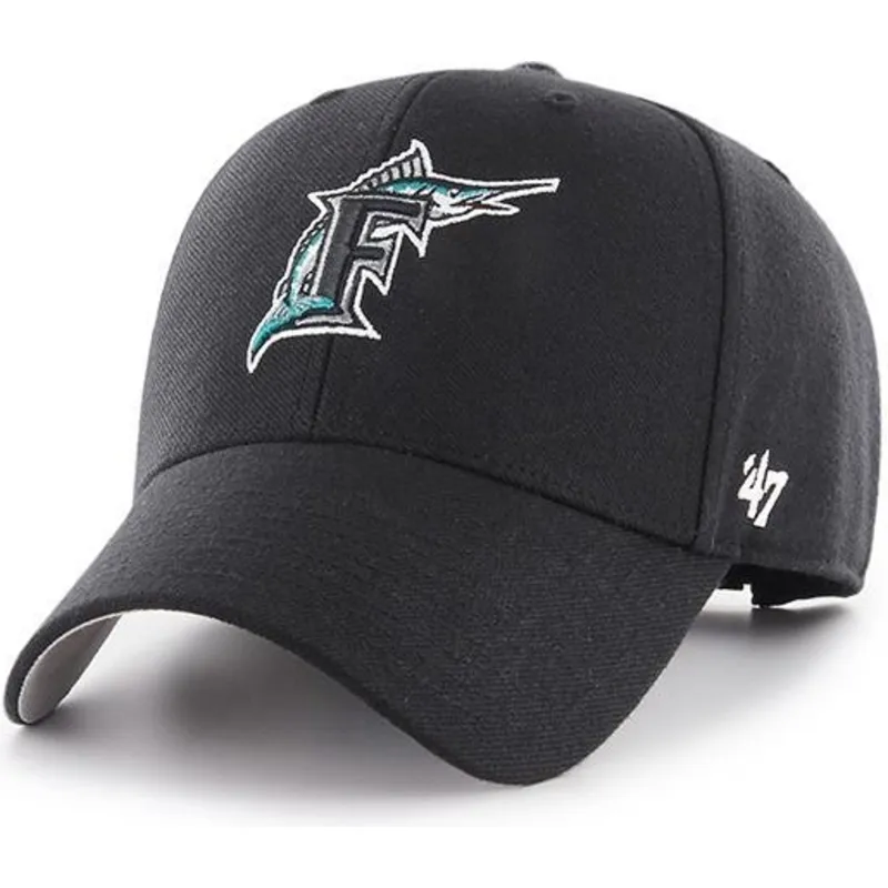 petten-gebogen-zwart-verstelbaar-clasico-van-miami-marlins-mlb-van-47-brand petten-gebogen-zwart-verstelbaar-clasico-van-miami-marlins-mlb-van-47-brand