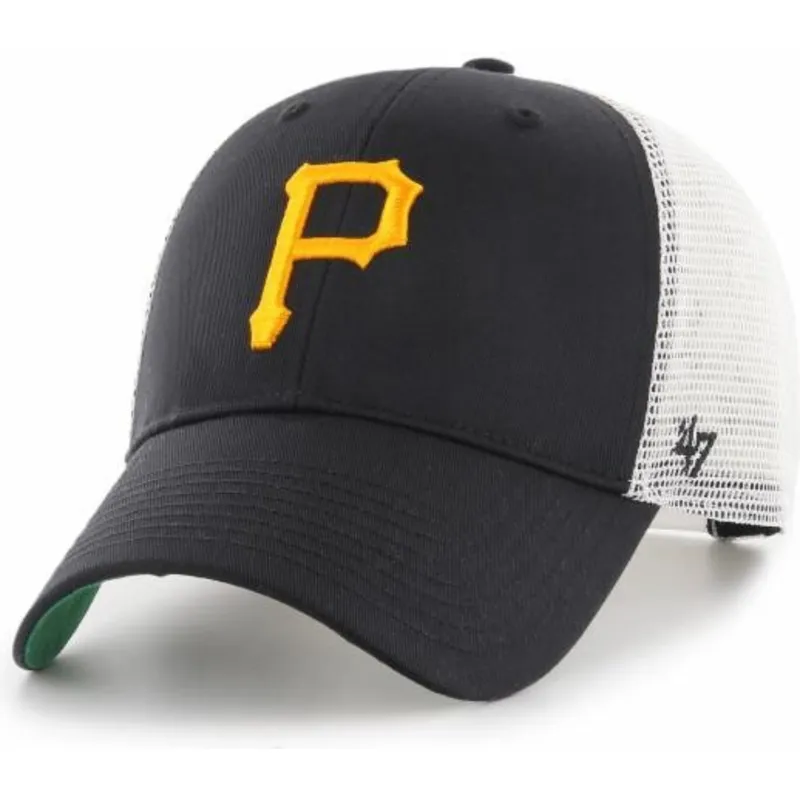 petten-gebogen-zwart-snapback-van-pittsburgh-pirates-mlb-van-47-brand
