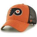 petten-gebogen-oranje-snapback-van-philadelphia-flyers-nhl-van-47-brand