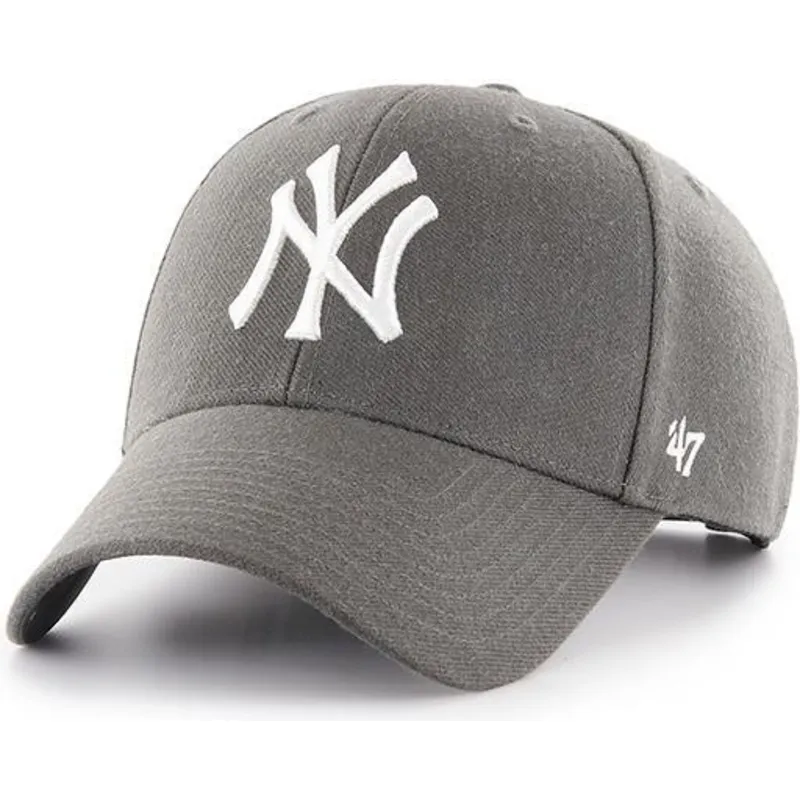 petten-gebogen-grijs-verstelbaar-van-new-york-yankees-mlb-van-47-brand