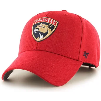 petten-gebogen-rood-verstelbaar-van-florida-panthers-nhl-van-47-brand
