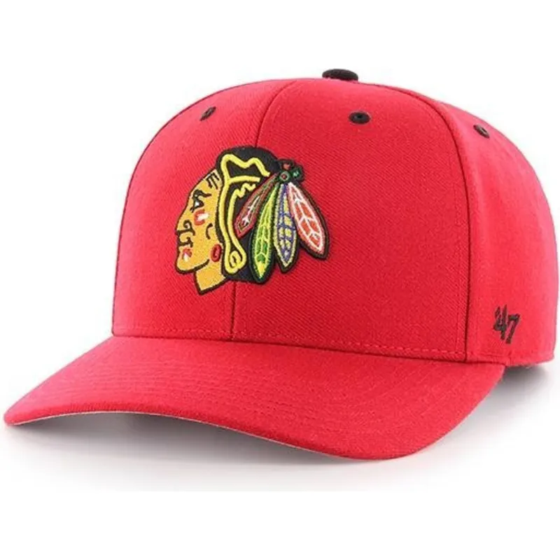 petten-gebogen-rood-verstelbaar-van-chicago-blackhawks-nhl-van-47-brand