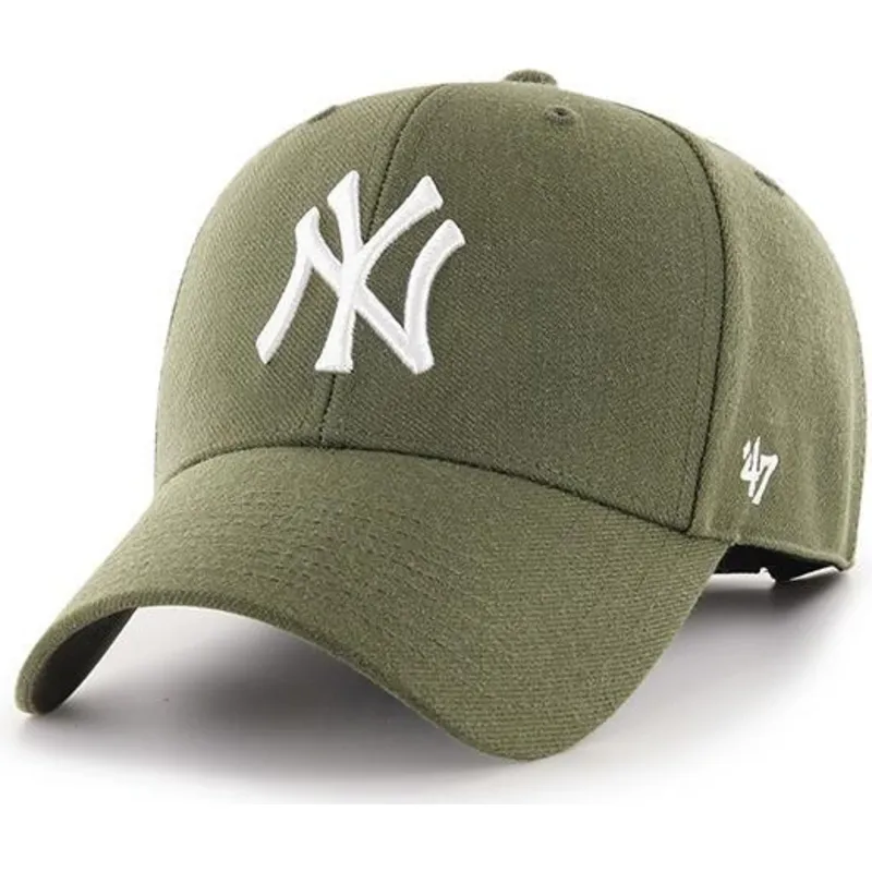 petten-gebogen-groen-verstelbaar-van-new-york-yankees-mlb-van-47-brand