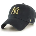 petten-gebogen-zwart-verstelbaar-oro-van-new-york-yankees-mlb-van-47-brand