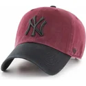 petten-gebogen-rood-verstelbaar-van-new-york-yankees-mlb-van-47-brand