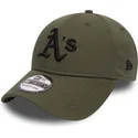 petten-gebogen-groen-fitted-39thirty-league-essential-van-oakland-athletics-mlb-van-new-era