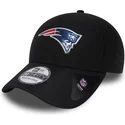 petten-gebogen-marineblauw-fitted-39thirty-black-coll-van-new-england-patriots-nfl-van-new-era