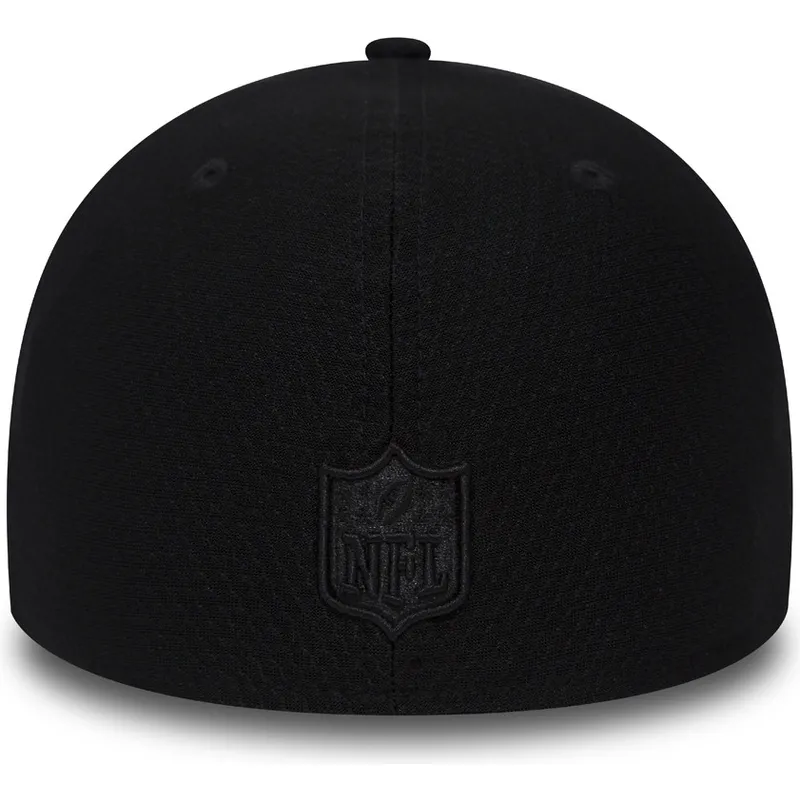 petten-gebogen-marineblauw-fitted-39thirty-black-coll-van-new-england-patriots-nfl-van-new-era