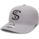 petten-gebogen-grijs-verstelbaar-9fifty-low-profile-city-series-van-chicago-white-sox-mlb-van-new-era