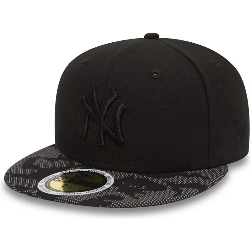 petten-plat-zwart-fitted-59fifty-night-time-van-new-york-yankees-mlb-van-new-era