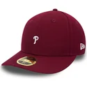 petten-gebogen-paars-fitted-59fifty-low-profile-mini-van-philadelphia-phillies-mlb-van-new-era