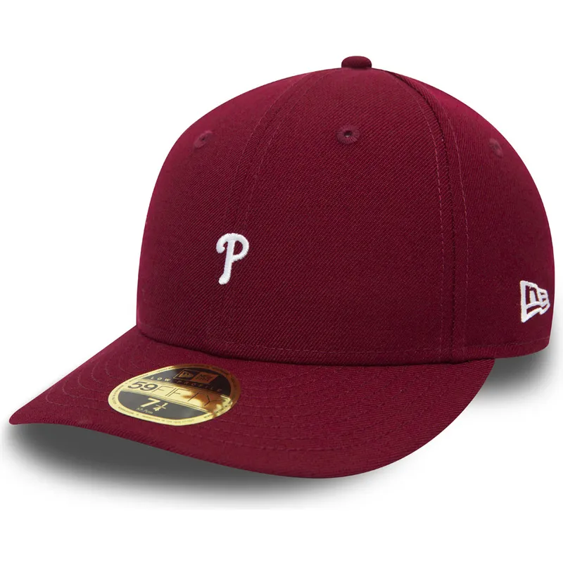 petten-gebogen-paars-fitted-59fifty-low-profile-mini-van-philadelphia-phillies-mlb-van-new-era