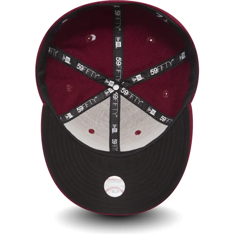 petten-gebogen-paars-fitted-59fifty-low-profile-mini-van-philadelphia-phillies-mlb-van-new-era