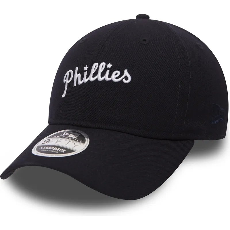 petten-gebogen-marineblauw-verstelbaar-9fifty-low-profile-history-van-philadelphia-phillies-mlb-van-new-era