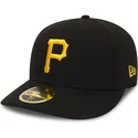 petten-gebogen-zwart-fitted-59fifty-low-profile-poly-van-pittsburgh-pirates-mlb-van-new-era