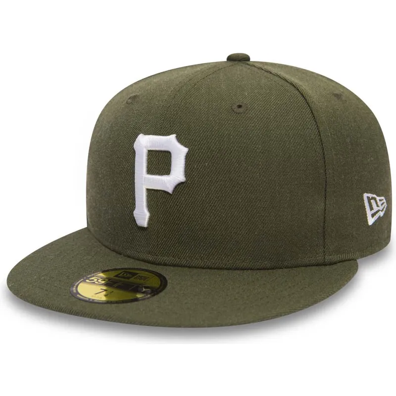 petten-plat-groen-fitted-59fifty-seasonal-heather-van-pittsburgh-pirates-mlb-van-new-era petten-plat-groen-fitted-59fifty-seasonal-heather-van-pittsburgh-pirates-mlb-van-new-era