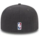 petten-plat-zwart-fitted-59fifty-heather-van-chicago-bulls-nba-van-new-era