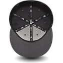 petten-plat-zwart-fitted-59fifty-heather-van-chicago-bulls-nba-van-new-era