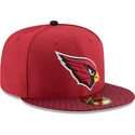petten-plat-rood-fitted-59fifty-sideline-van-arizona-cardinals-nfl-van-new-era