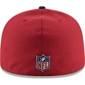 petten-plat-rood-fitted-59fifty-sideline-van-arizona-cardinals-nfl-van-new-era