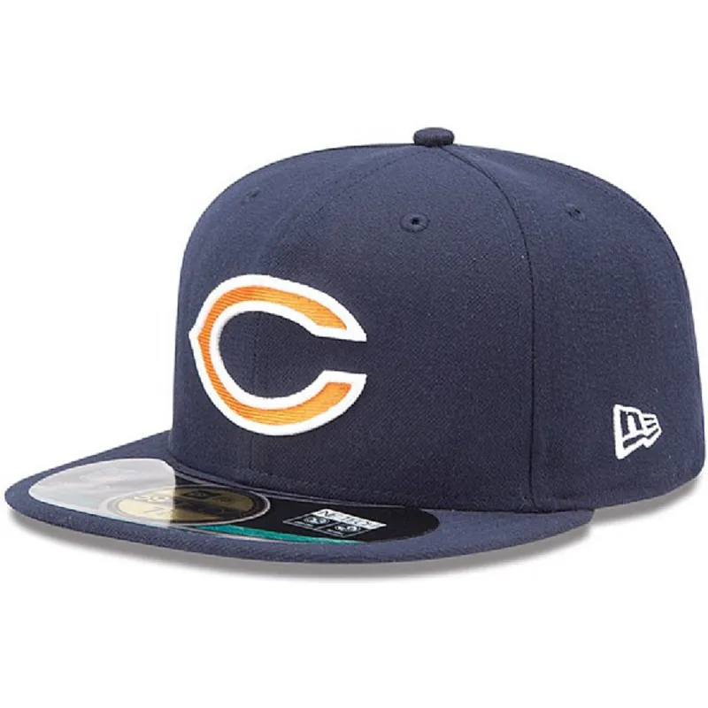 petten-plat-marineblauw-fitted-59fifty-on-field-van-chicago-bears-nfl-van-new-era petten-plat-marineblauw-fitted-59fifty-on-field-van-chicago-bears-nfl-van-new-era